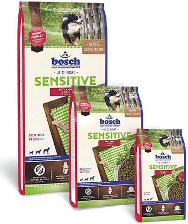 Bosch Tiernahrung Sensitive Jagniecina & Ryz - 1 kg