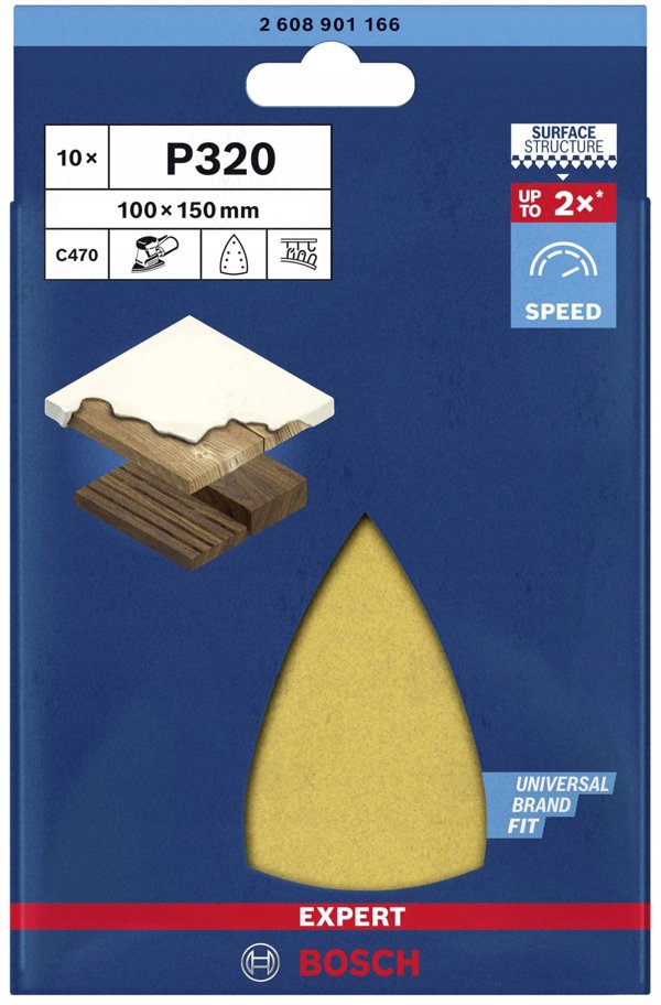 BOSCH EXPERT C470 Best for Wood and Paint Schleifblätter