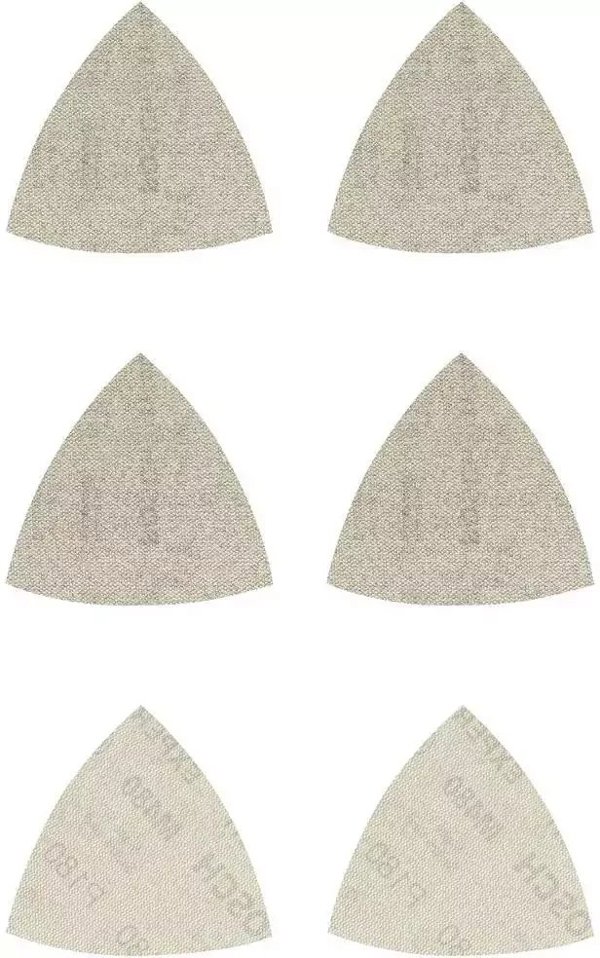 Bosch Bosch Expert M480 net structure sanding sheet set 93mm, K80 / 120 / 180 (6 pieces, for delta sanders)