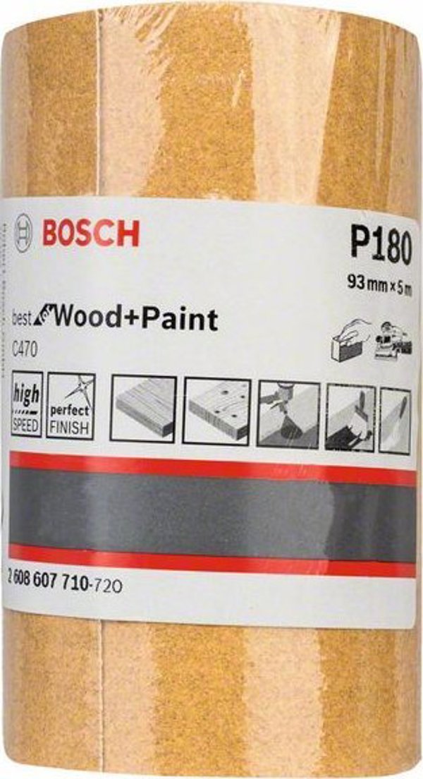 Bosch ROLKA SZLIFIERSKA BEST F/WOOD 93MM*5M P180