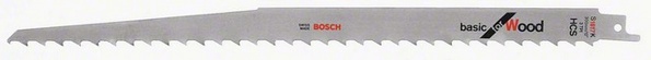 Bosch Λεπίδα για σέγα Basic for Wood 300x19x1,25mm S1617K 5 τεμ.