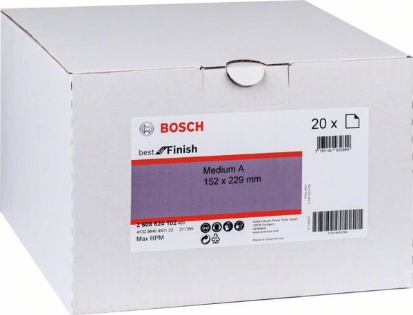 Bosch PODKÅADKA Z WÅÃKNINY 152*229MM MEDIUM AIOX