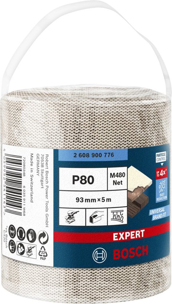 Bosch Bosch Expert M480 net sanding roll 93mm, K80, sanding sheet (5 meters)