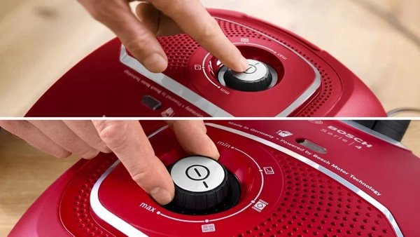 Bosch BGB41RD3H Ηλεκτρική Σκούπα με Σακούλα 600W Κόκκινη