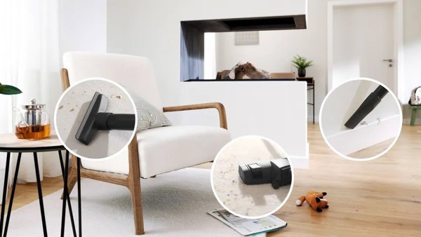 Bosch BGB41RD3H Ηλεκτρική Σκούπα με Σακούλα 600W Κόκκινη
