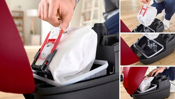 Bosch BGB41RD3H Ηλεκτρική Σκούπα με Σακούλα 600W Κόκκινη