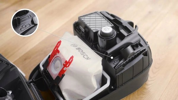 Bosch BGB41RD3H Ηλεκτρική Σκούπα με Σακούλα 600W Κόκκινη