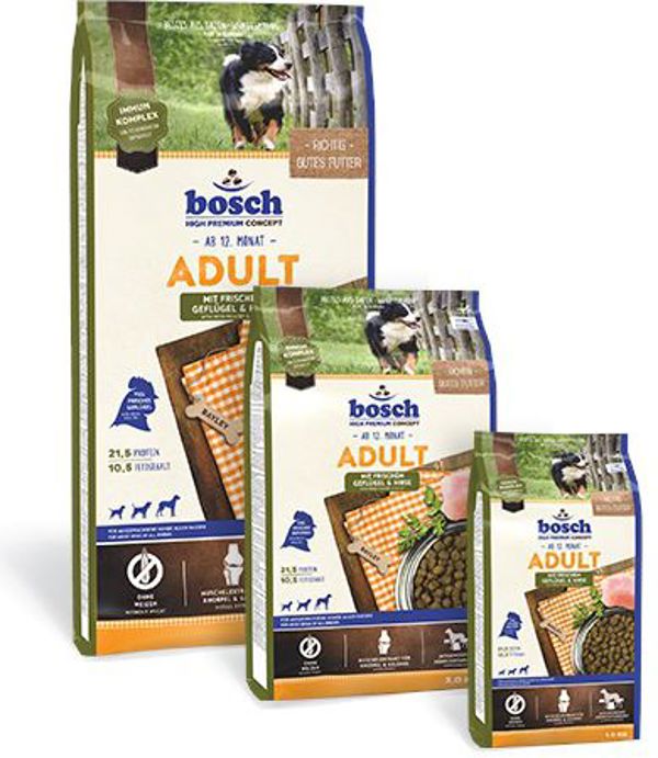 Bosch Tiernahrung Adult Κοτόπουλο και Ορζιά - 1kg
