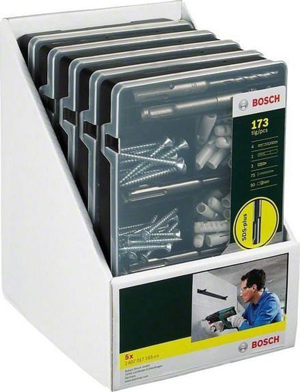 Bosch Σετ στοιχείων στερέωσης SDS plus 173 τεμάχια