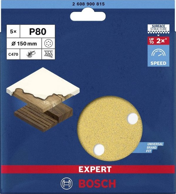 Bosch KRÄÅ»KI ÅCIERNE EXPERT EXC470 D150 G80 5PC.