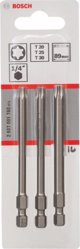 Σετ κατσαβιδιών Bosch Bosch extra hard, 89mm, T20, T25, T30, σετ μύτες (3 τεμάχια)