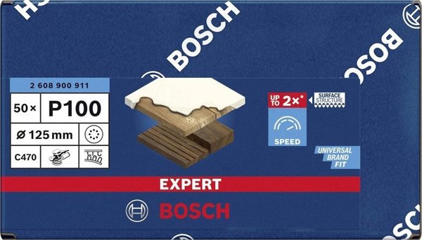 Bosch Krazek Scierny Expert EXC470 125mm P100 8OTW.