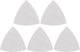 Bosch Bosch Expert M480 mesh sanding sheet 93mm, K400 (5 pieces, for delta sanders)