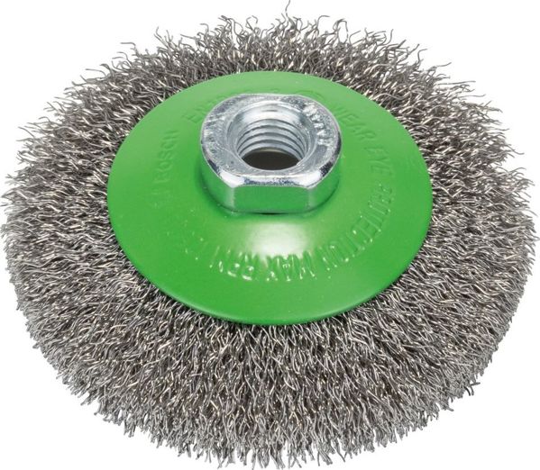 Bosch Bosch cone brush Clean for stainless steel, 100mm (for angle M14)