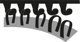 Bosch 10-piece sandpaper set for orbital sander G60, 120, 180 Bosch 2609256B25