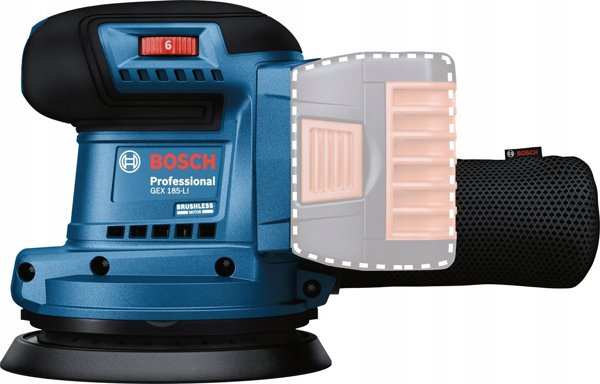 Γωνιακός Τροχός Bosch FI 125 GEX 185-LI 1x4Ah L-BOXX