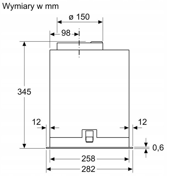 bosch Νησιωτικός απορροφητήρας DLN78PC60 Serie8 70cm