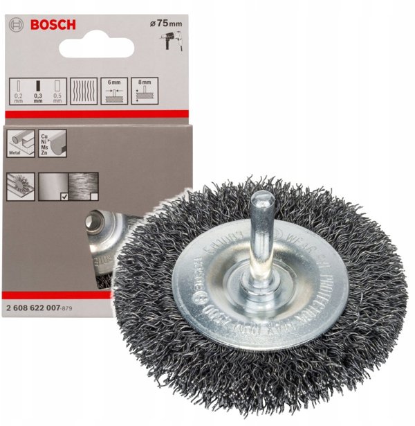Bosch SZCZOTKA TARCZ.Z TRZP FI 75/8