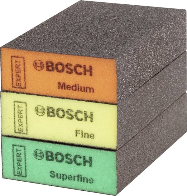 Bosch Σετ Τμημάτων Λείανσης EXPERT S471, 3 τεμάχια