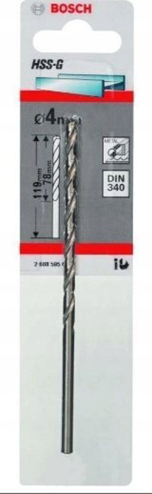 Bosch Bosch METALBOR HSS-G 4X119MM