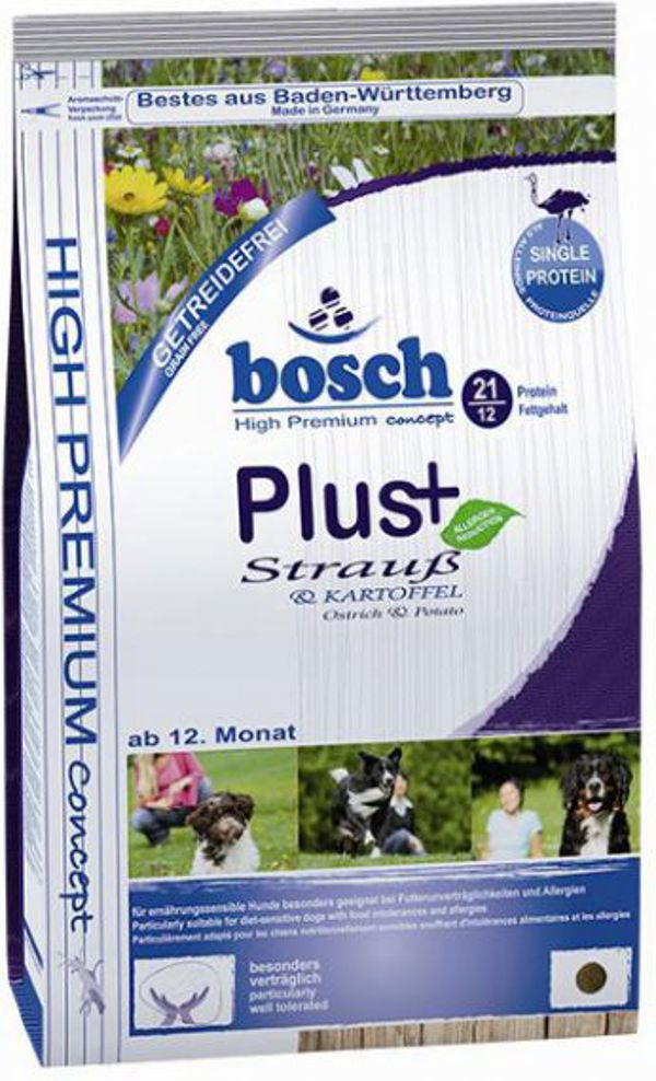 Bosch Tiernahrung PIES 1kg PLUS STRUS I ZIEMNIAKI