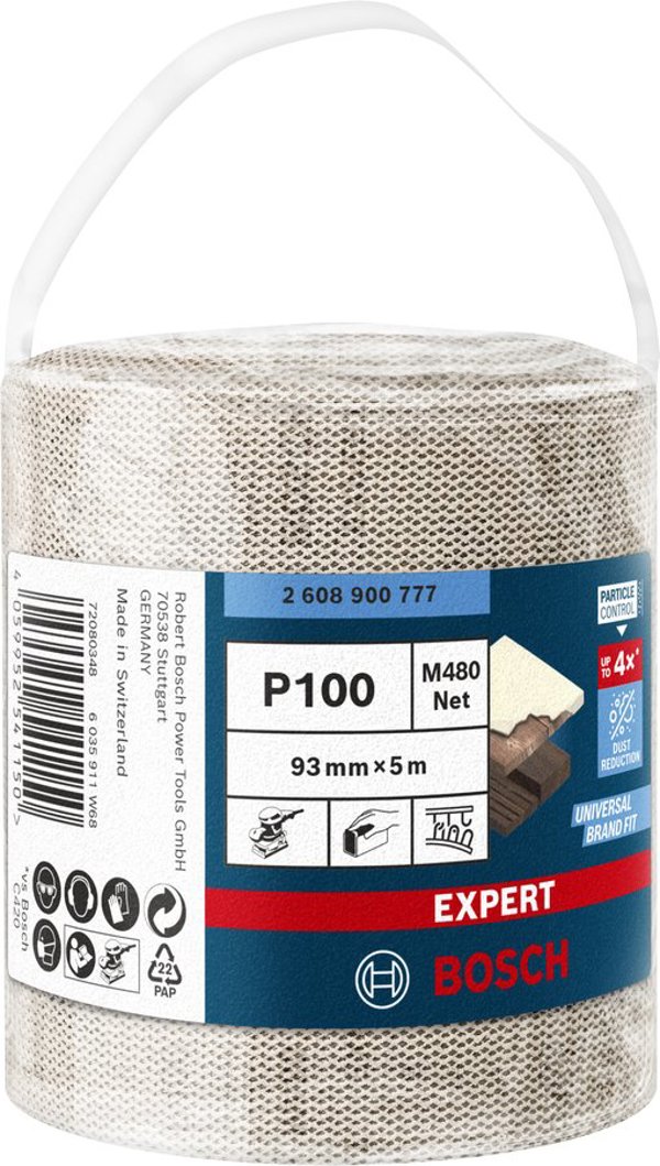 Bosch Bosch Expert M480 net sanding roll 93mm, K100, sanding sheet (5 meters)