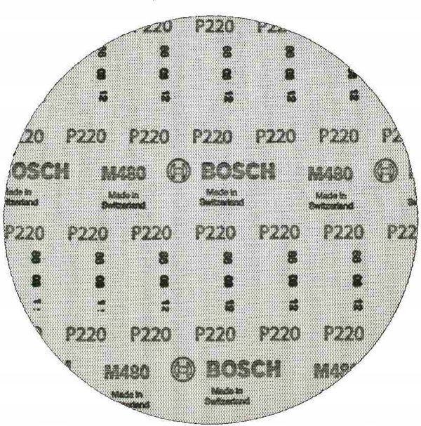 Bosch Bosch Expert M480 mesh structure sanding sheet 125mm, K400 (50 pieces, for eccentric sanders)