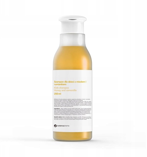 Botanica BOTANICAPHARMA Kids Shampoo Honey Camomille szampon dla dzieci Miod i Rumianek 250ml