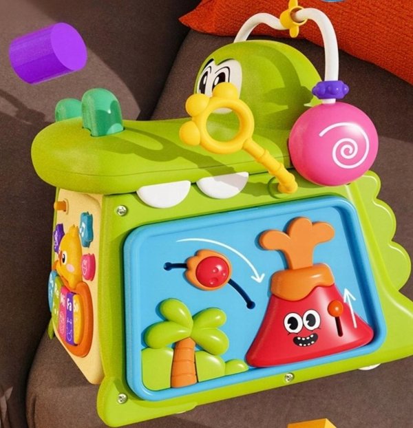 Bounn Αισθητηριακό Παιχνίδι Ταξινόμησης Κροκόδειλος με Πιάνο για Παιδιά