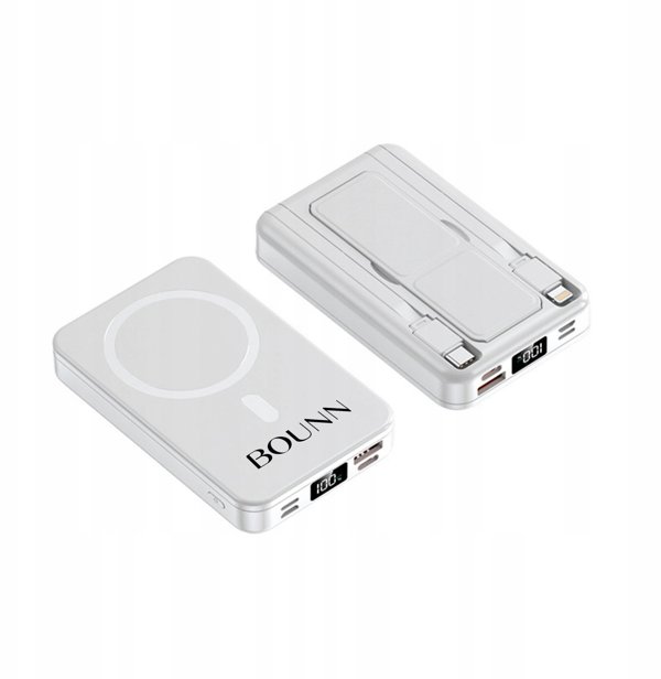 Bounn Power Bank Magsafe indukcja kabel 10000mAh