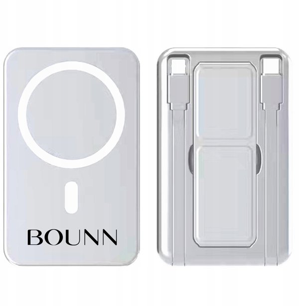 Bounn Power Bank Magsafe indukcja kabel 10000mAh