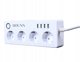 Bounn Inteligentny przedÅuÅ¼acz z WiFi 4xEU + 4x USB