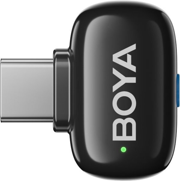 Boya Mini-12 Υπερσυμπαγές Ασύρματο Σύστημα Μικροφώνου 2.4GHz με υποδοχή USB-C (Μαύρο)