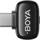 Boya Mini-12 Υπερσυμπαγές Ασύρματο Σύστημα Μικροφώνου 2.4GHz με υποδοχή USB-C (Μαύρο)