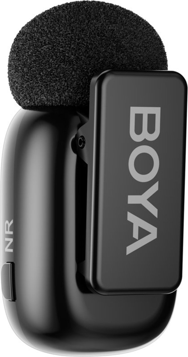 Boya Mini-12 Υπερσυμπαγές Ασύρματο Σύστημα Μικροφώνου 2.4GHz με υποδοχή USB-C (Μαύρο)