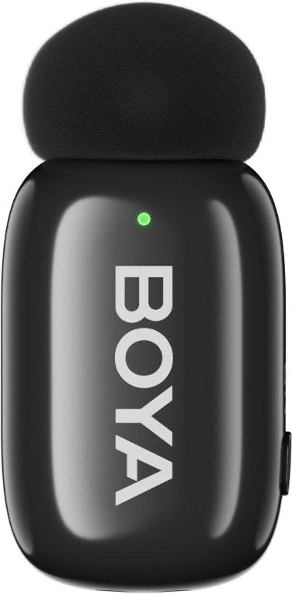 Boya Mini-12 Υπερσυμπαγές Ασύρματο Σύστημα Μικροφώνου 2.4GHz με υποδοχή USB-C (Μαύρο)