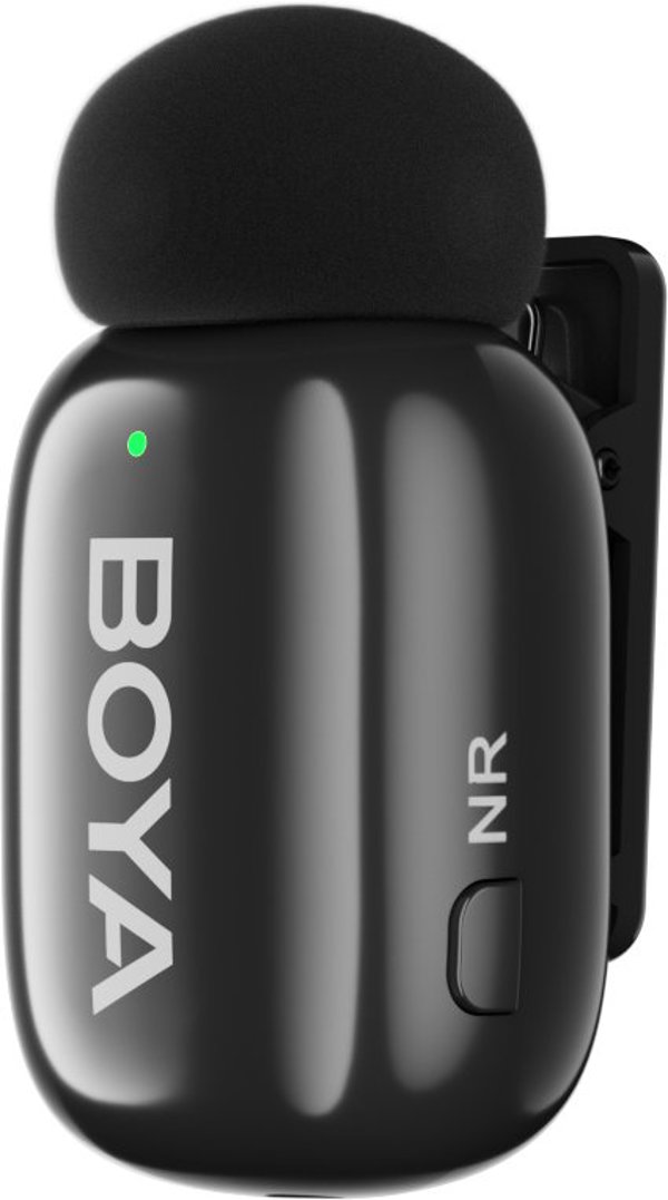 Boya Mini-12 Υπερσυμπαγές Ασύρματο Σύστημα Μικροφώνου 2.4GHz με υποδοχή USB-C (Μαύρο)