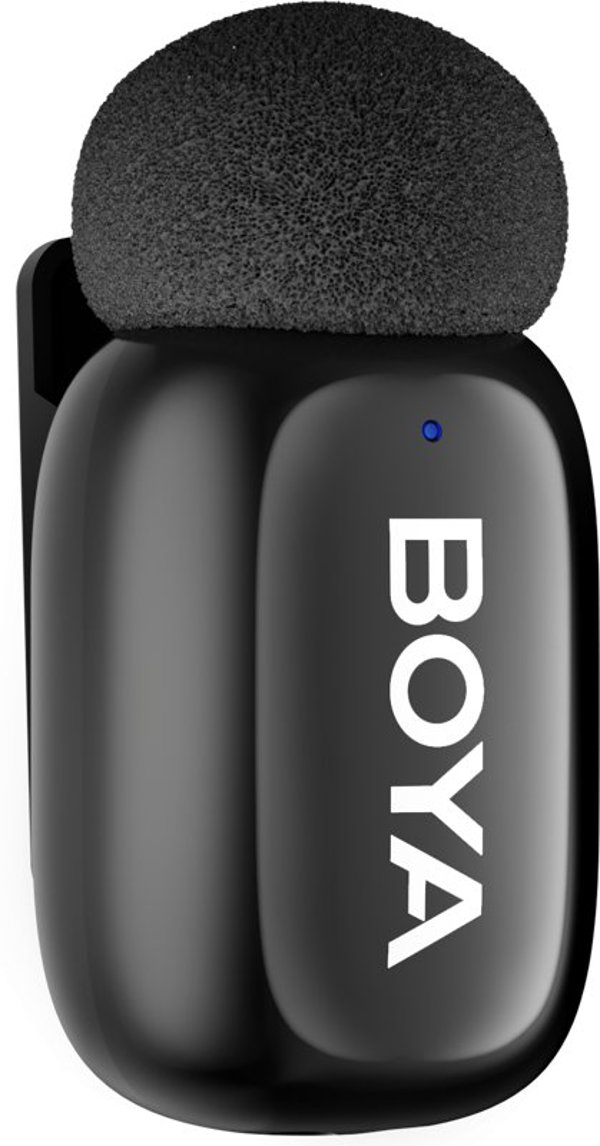 Boya Mini-12 Υπερσυμπαγές Ασύρματο Σύστημα Μικροφώνου 2.4GHz με υποδοχή USB-C (Μαύρο)