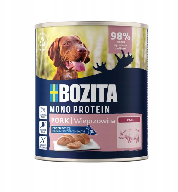 BOZITA pasztet pies wieprzowina 800g