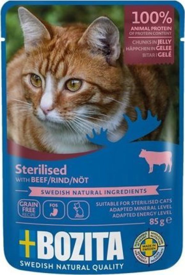 Bozita Sterilised βοδινό 85γρ