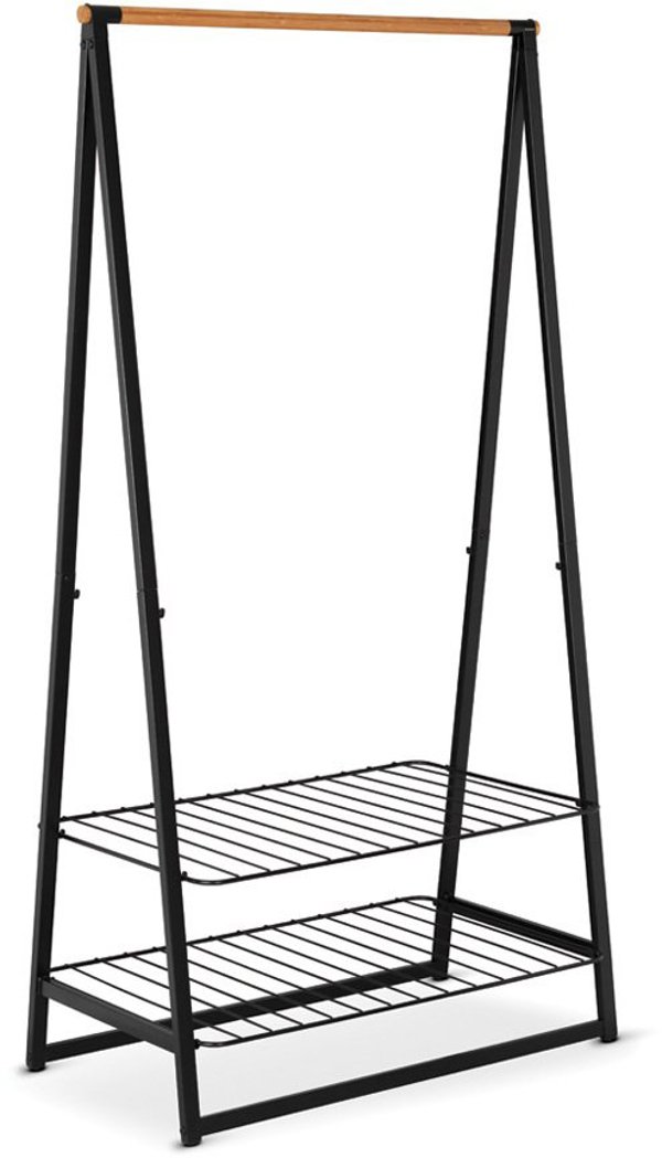 Brabantia Linn Ράφι Ρούχων και Κρεμάστρα Οργάνωσης – Minimal Σχεδιασμός – Μαύρο