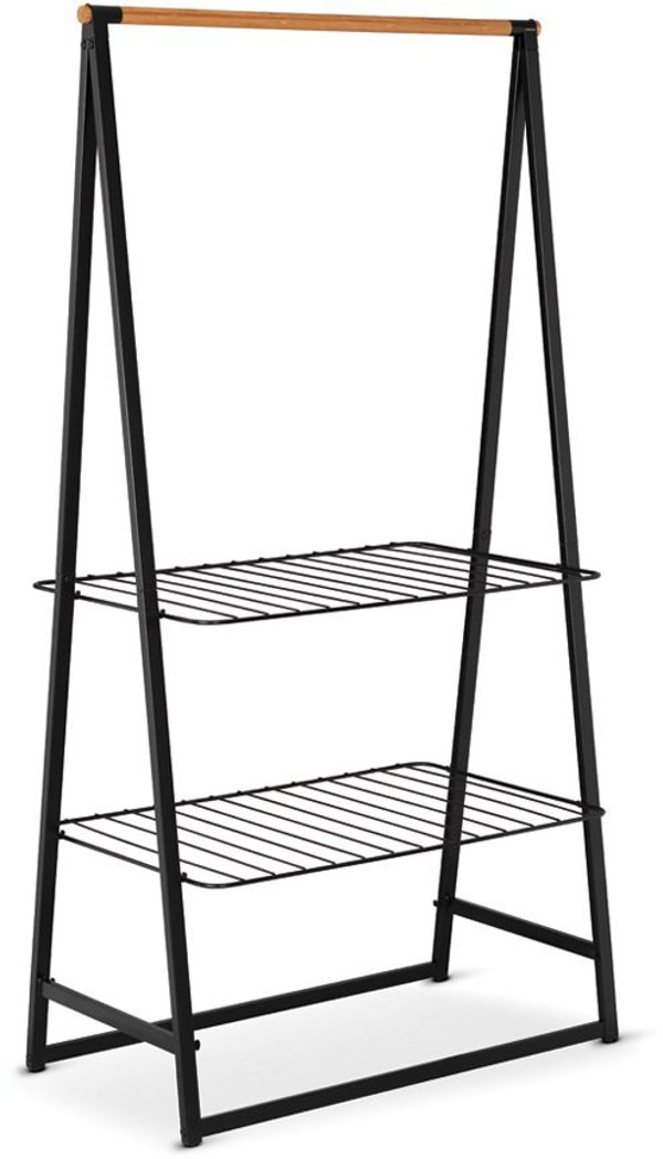Brabantia Linn Ράφι Ρούχων και Κρεμάστρα Οργάνωσης – Minimal Σχεδιασμός – Μαύρο