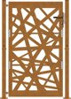 Brama ogrodowa 105x155 cm Stal nierdzewna Lekka konstrukcja