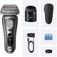Braun Series 9 Pro+ 9655cc, Foil shaver, Grey, Buttons, Battery, Lithium-Ion (Li-Ion), Built-in battery
