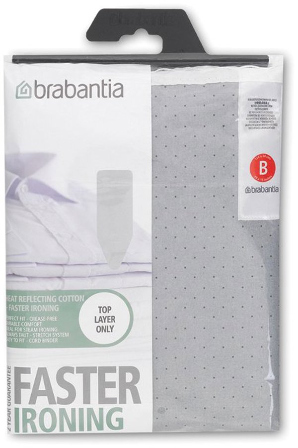 Brabantia Κάλυμμα Σιδερώστρας Silver 317705, Μεταλλικό Χρώμα