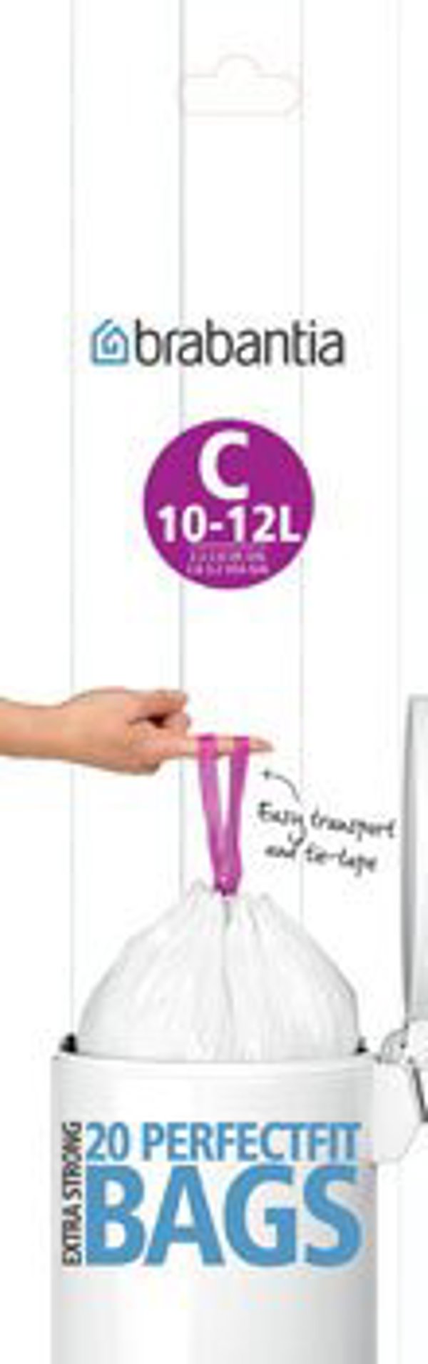 Brabantia Σακούλες Απορριμμάτων Μέγεθος C 10-12L, 20τμχ - 245343