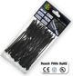 Bradas Opaska plastikowa czarna 7,6 x 400mm 100szt. (TS1176400B)