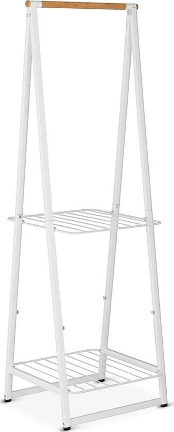 Brabantia Linn Ραφιέρα Ρούχων με Ράφι και Μπάρα, 60x57x190cm, White
