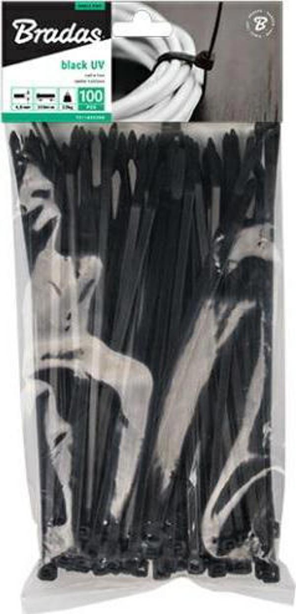 Bradas OPASKA PLASTIK CZARNA 8,8x550/100szt... TS1188550B