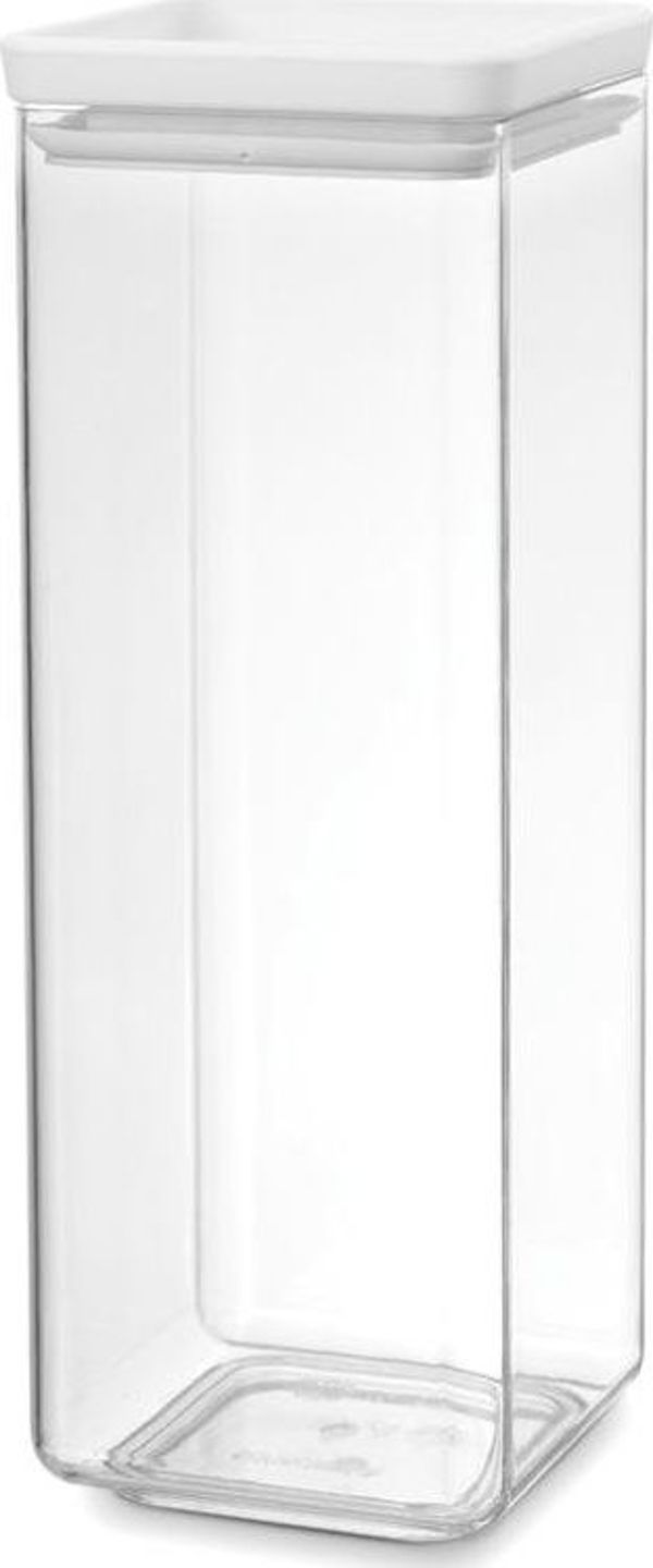 Brabantia Tasty+ Τετράγωνο Δοχείο Αποθήκευσης Τροφίμων 2,5l, Γκρι, 122545